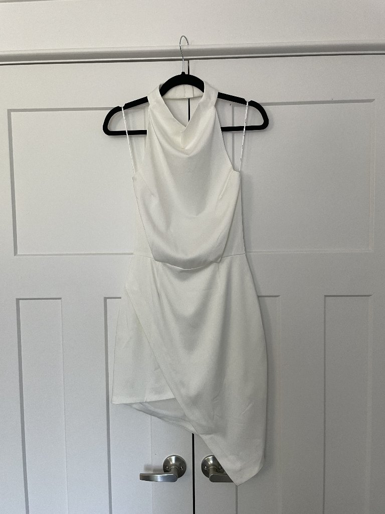 Elliatt Camo Dress In White S (Nwt)